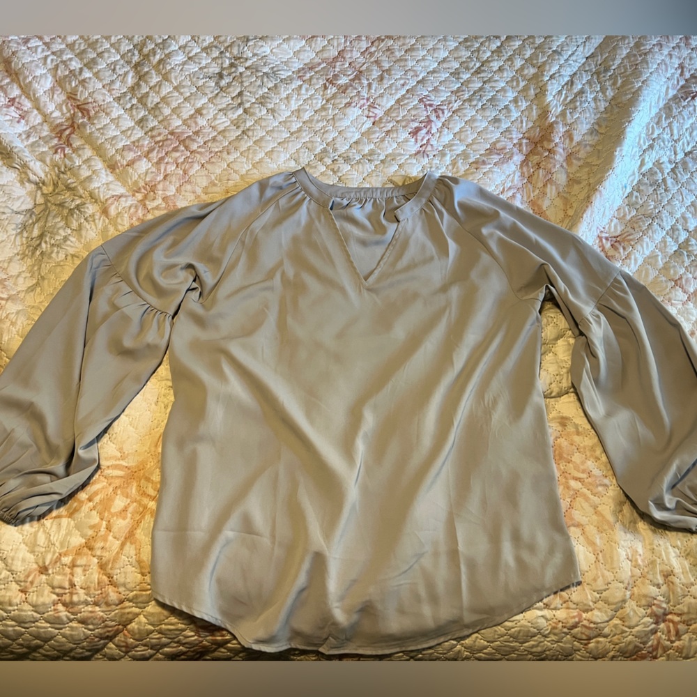 Elegant Women's Gray Blouse